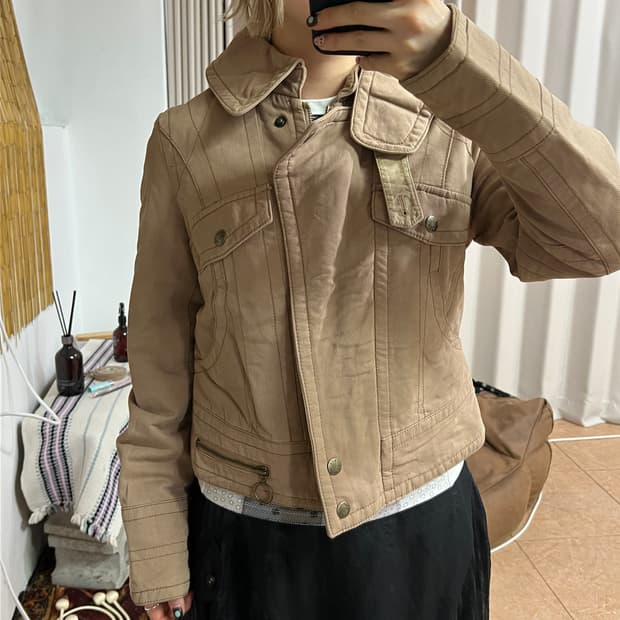 JACK&JILL 빈티지 여성 코튼 자켓 