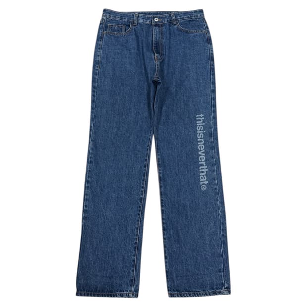 디스이즈네버댓 스펠로고 레귤러 데님 팬츠 바지 L