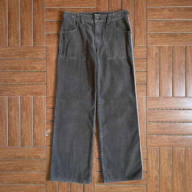 Comme ca walk side line corduroy pants