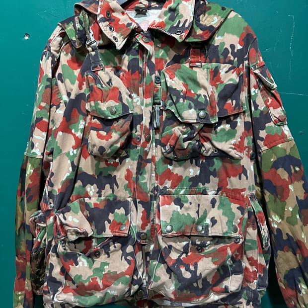 오리지널 스위스군 탄창 필드자켓 105