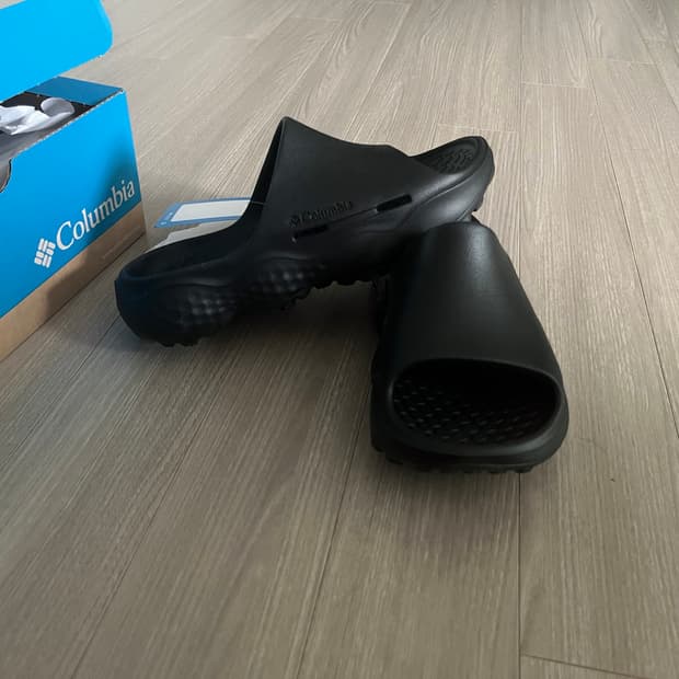 컬럼비아 블랙 클로그 250-260 새제픔 정가69000