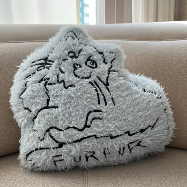 furfur x 젤라또피케 고양이 쿠션