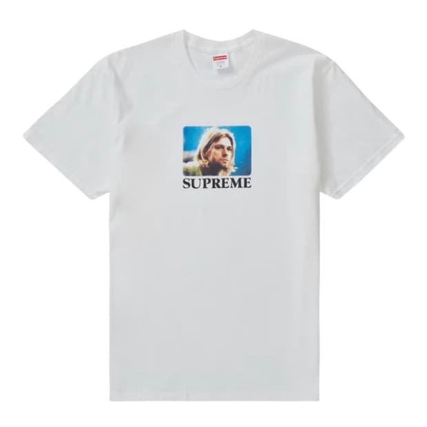 슈프림 커트 코베인 티셔츠 화이트 - 23SS