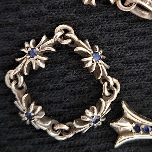 크롬하츠 타이니 4링크 사파이어