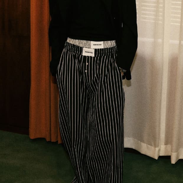 BAD BLOOD 배드블러드 스트라이프 팬츠