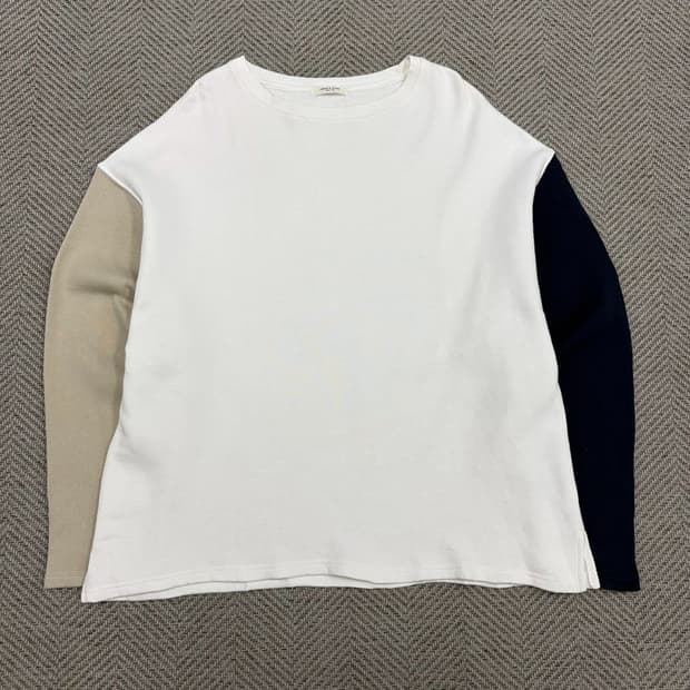 프릭스스토어 배색 맨투맨 v3034