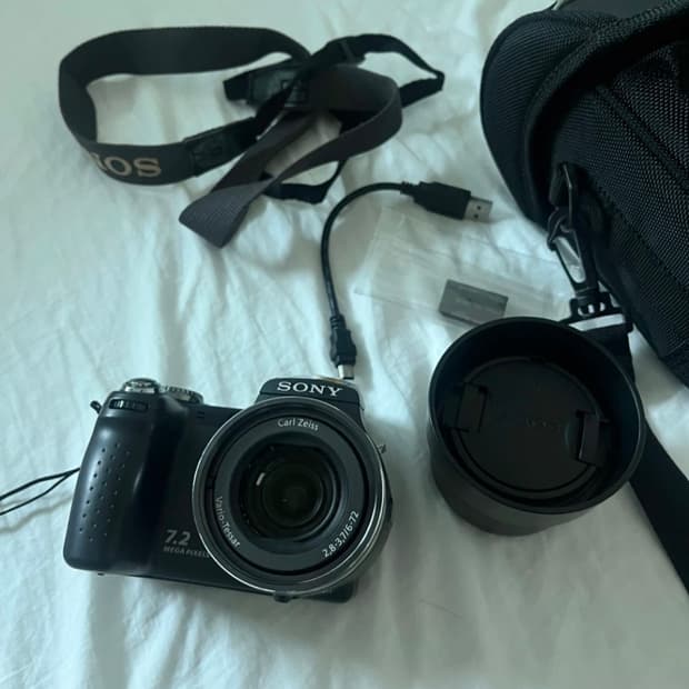 소니 sony 사이버샷 dsc-h5 빈티지 디카