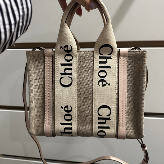 끌로에 우디백 스몰 토트백