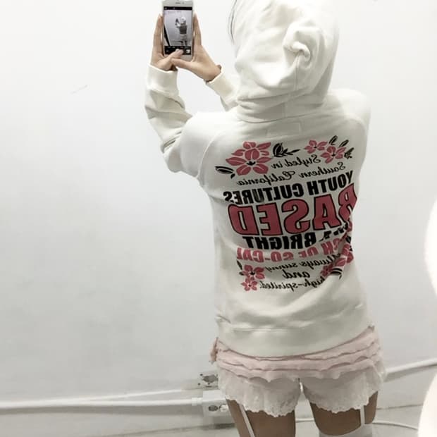 [RAPUA] 갸루 히비스커스 후드티
