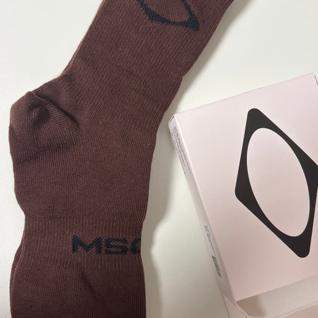 미스치프 롬버스 양말 브라운 새상품