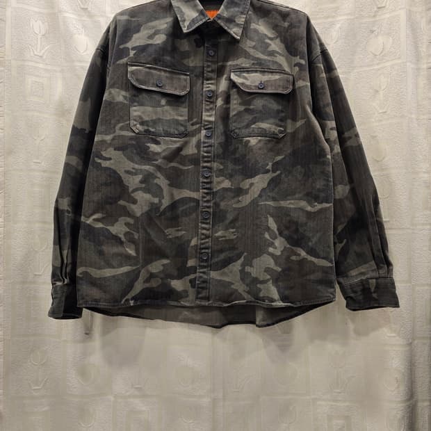 테이크이지 TAKEASY 카모플라쥬 셔츠  남방 90~95
