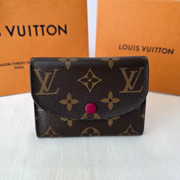 [S급/정품] 루이비통 로잘리 코인 퍼스 모노그램 푸시아