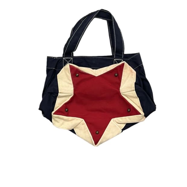 캐피탈 별모양 에코백