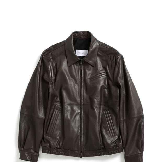 새상품 해칭룸 레더자켓 다크브라운 4사이즈 팔아요