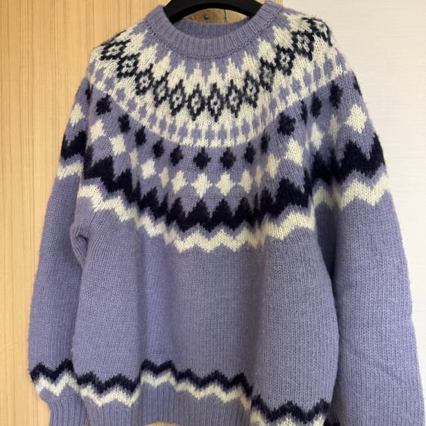 [L] 빔즈 알파카 니트