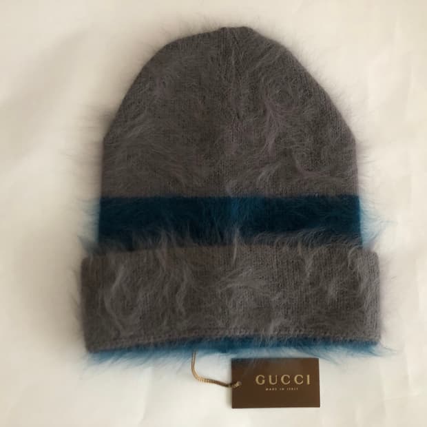 구찌 앙고라 혼방 비니 모자