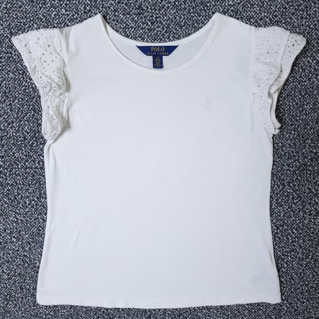 [무료배송][150]폴로 키즈 프릴 소매 반팔티