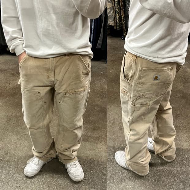 Carhartt 더블니 워크 팬츠 (33)