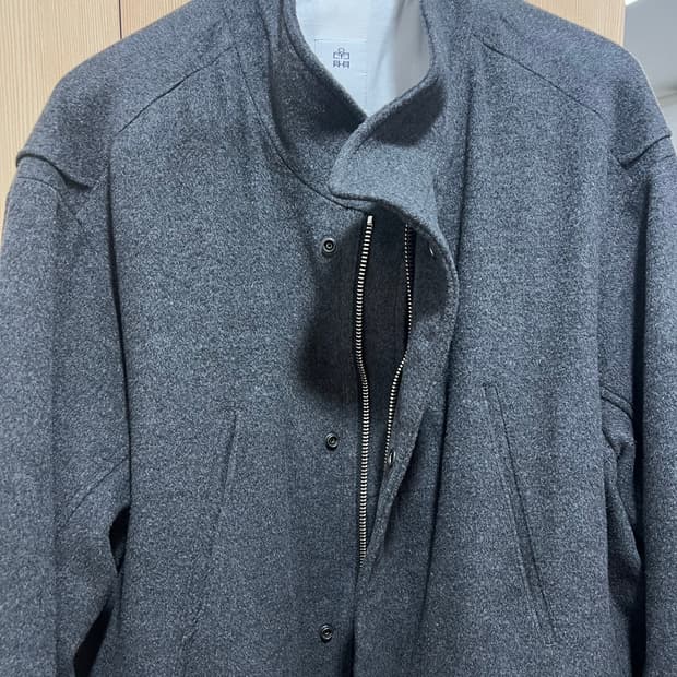 폴리테루 울모즈 코트 미드 그레이(3)