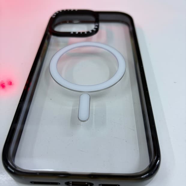 케이스티파이 15프로맥스 링스탠드 투명케이스 새것