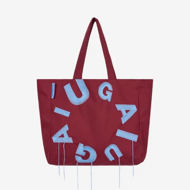IUGA Big Shopper Bag ( 버건디 )