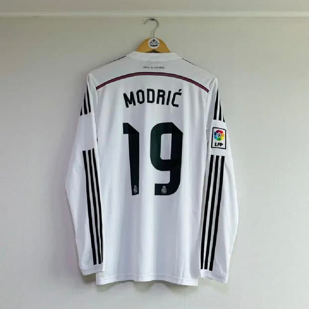 14 15 레알마드리드 모드리치 긴팔 홈 유니폼 