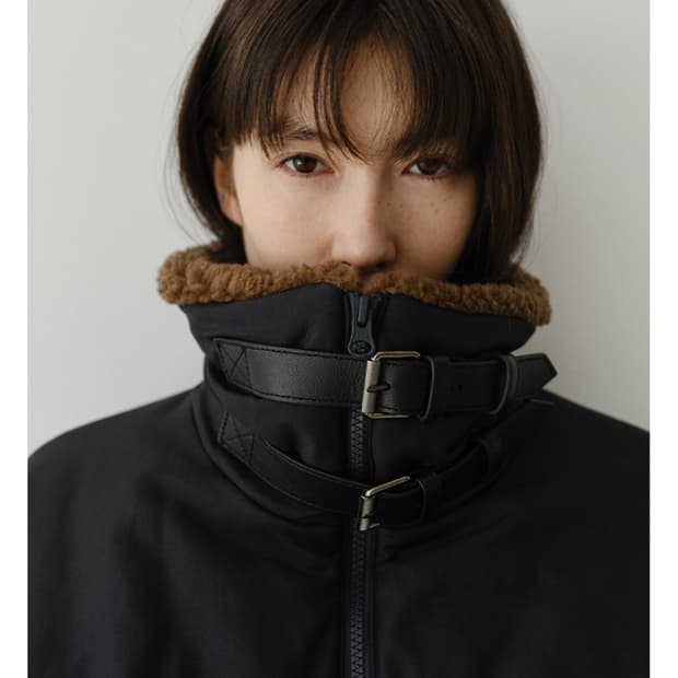 R2W 킹슬리 레더버클 패딩점퍼(m)