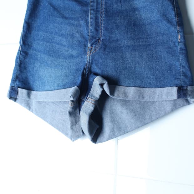 W(M-L) 에이치앤엠 반바지 팬츠 데님 청 숏 아메카지-P10700