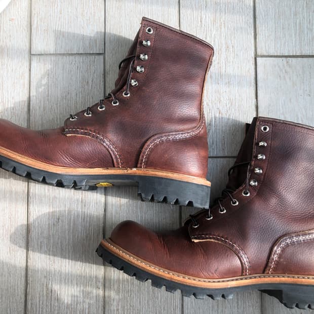 레드윙4585 로거부츠 275