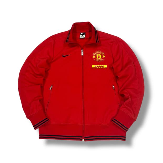 Nike x 맨유 11-12 DHL 로고 트랙탑 져지 