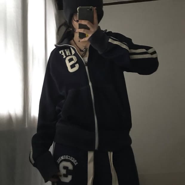 아베크롬비 네이비 후드집업