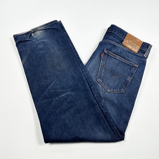 34 리바이스 568 루즈 스트레이트 데님팬츠 진청