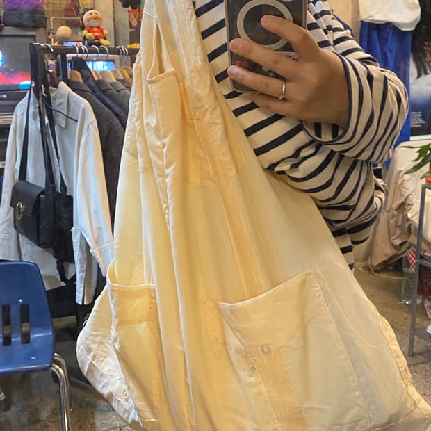 쿠바셔츠 리싸이클링 에코백