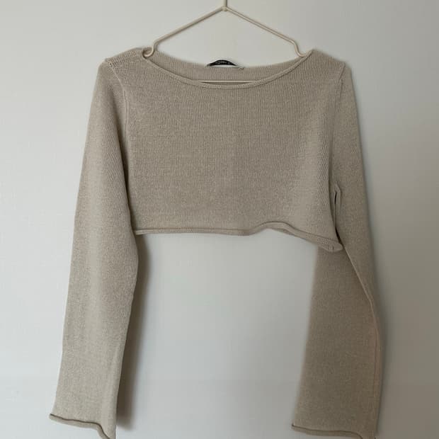 더오픈프로덕트 오픈와이와이 크롭 니트