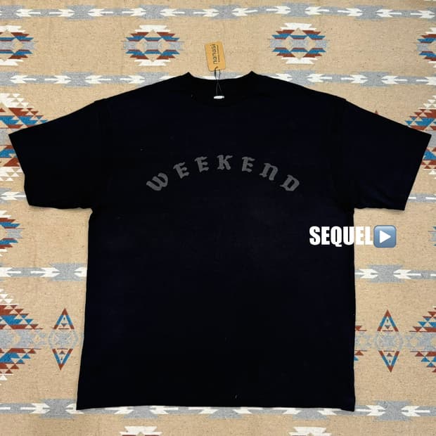 [XL] 시퀄 SEQUEL 티셔츠 블랙