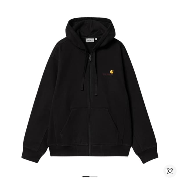 칼하트 후드집업 블랙