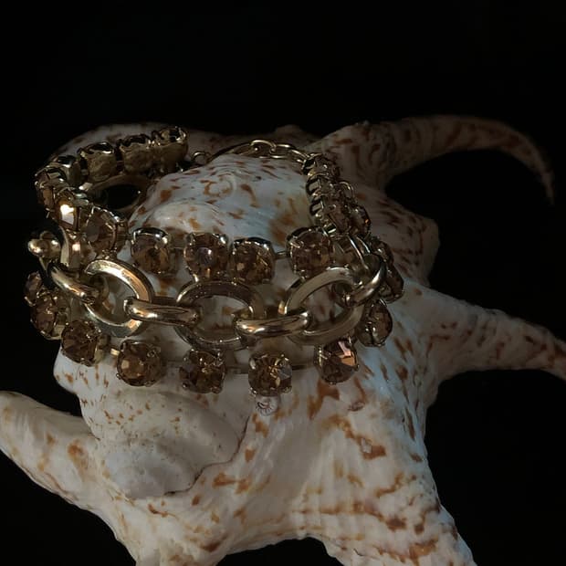 crystal chain bracelet