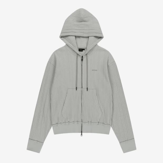 아캄 후드집업 Knitted Zip-Up Hoodie 1