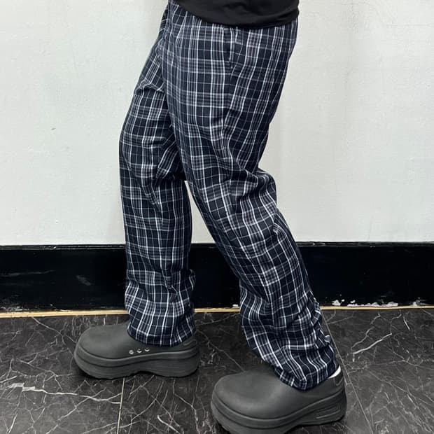 스투시 타탄체크 브라이언 팬츠