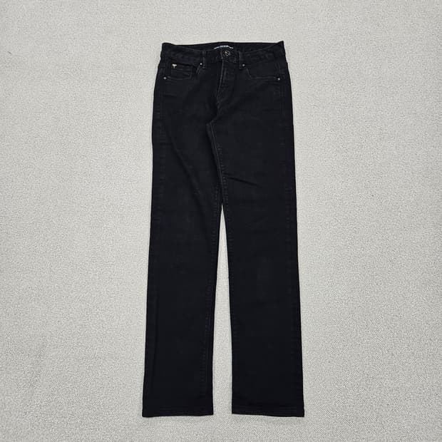 [26] 게스 슬림 블랙 흑청 데님 팬츠 1204JM1