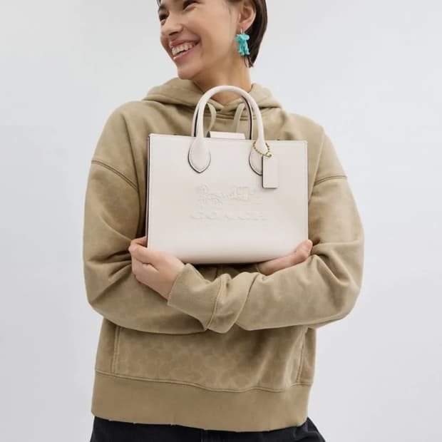 coach 코치 에이스토트 화이트 새상품