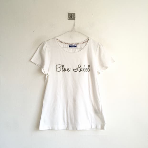 Burberry 버버리 blue label puff t shirt