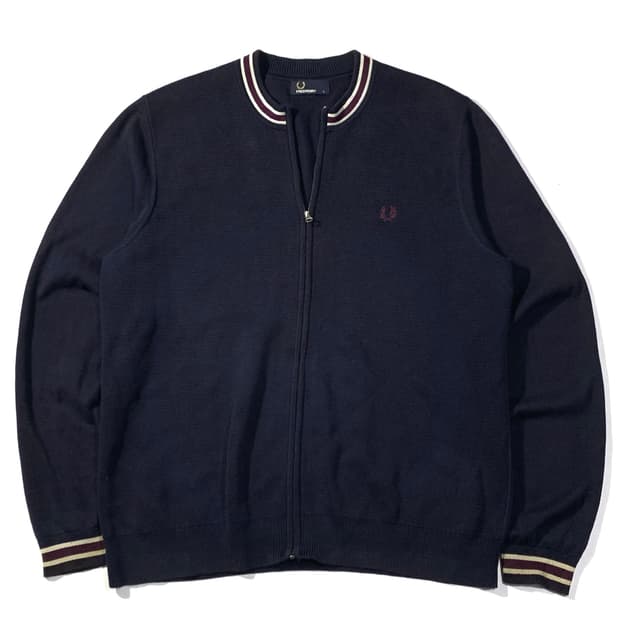 프레드페리 니트 집업