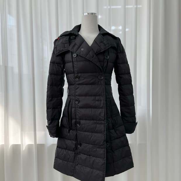버버리 브릿 여성 패딩 코트 블랙 XS