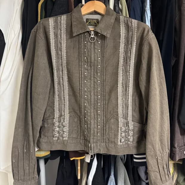 4) 캐피탈 야가수리 자카드 데님 드리즐러 자켓