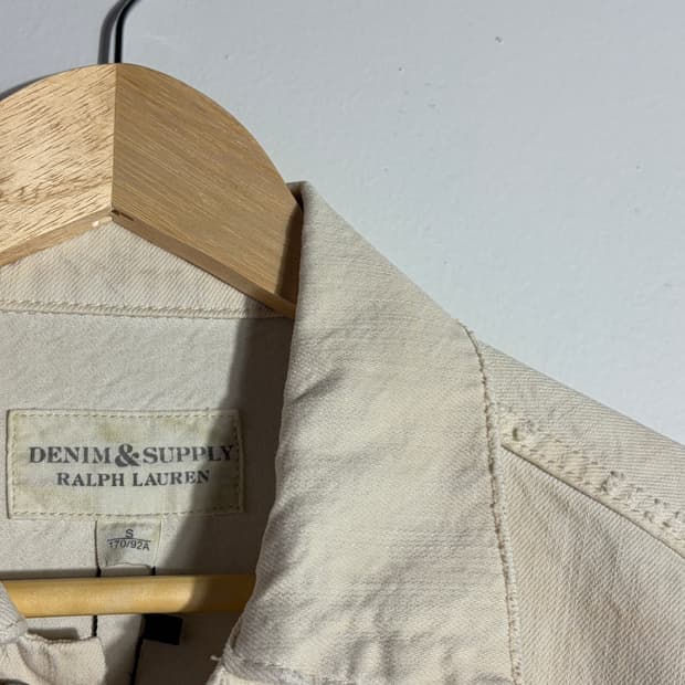 폴로 랄프로렌 데님 서플라이 베이지 자켓