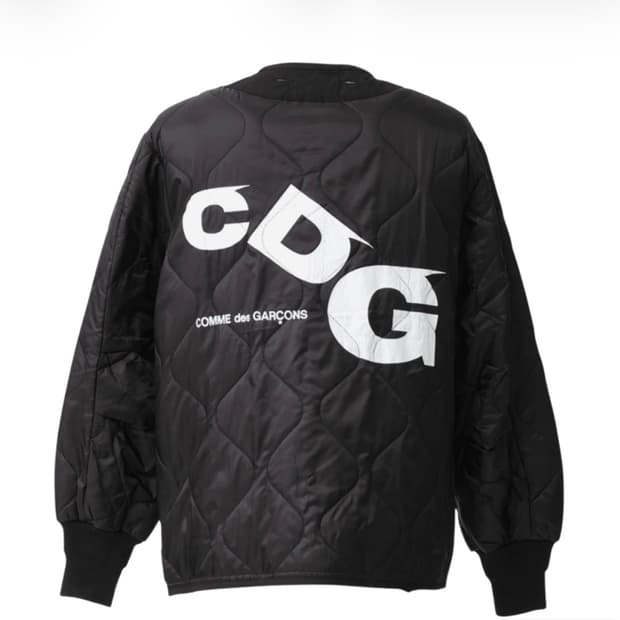 CDG x 알파 인더스트리 라이너 자켓 블랙