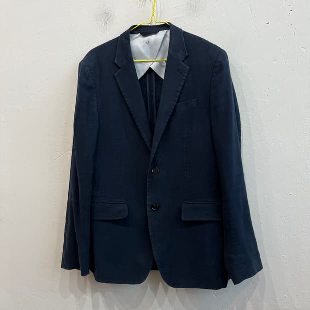 시리즈 에피그램 린넨 블렌드 캐주얼 자켓 네이비