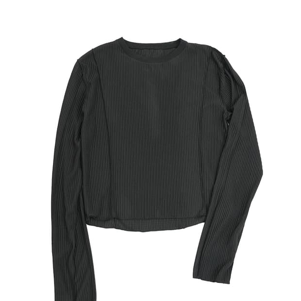 YYYY 버티컬 플리티드 롱슬리브 2