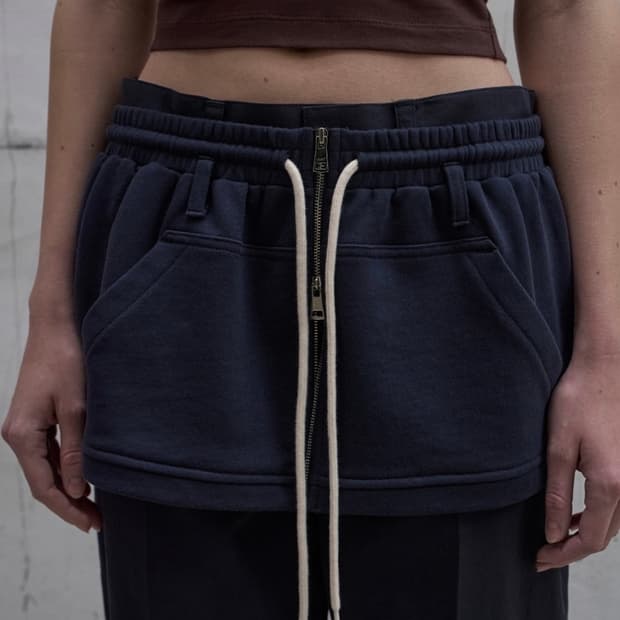 Lcdc 레이어드 집업 스커트(s)